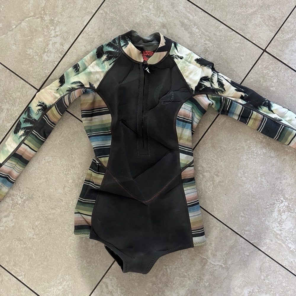 Billabong Salty Dayz Peeky Springsuit Surf Capsule Series Wetsuits- Palm